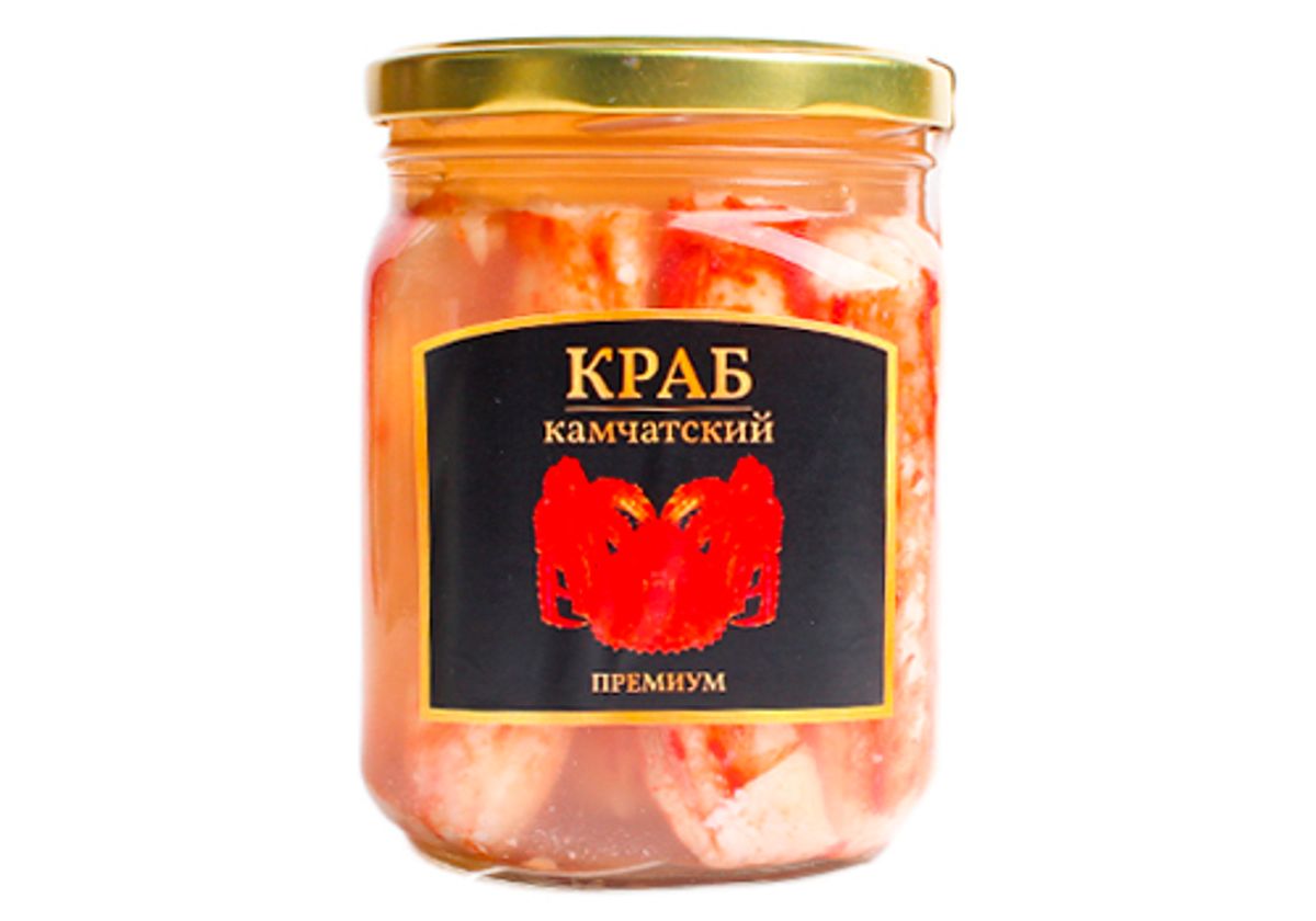 Фаланги краба Камчатского в собственном соку, 550г