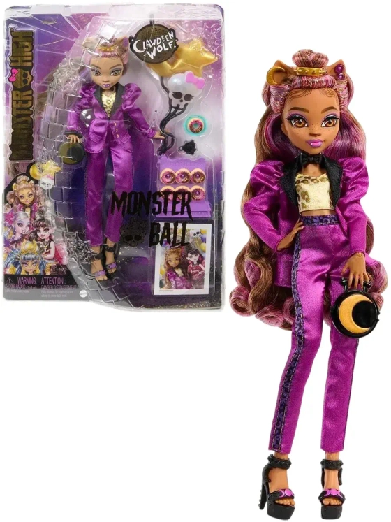 Кукла Монстер Хай Клодин Вульф Monster Ball HNF69