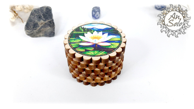 Мини-шкатулка "Снежный лотос"