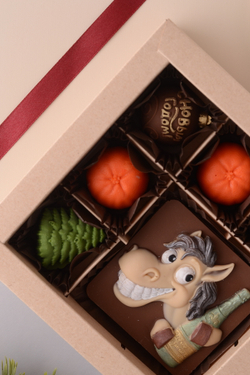 Набор шоколада ручной работы "Новогоднее настроение" #2 с символом 2026 года