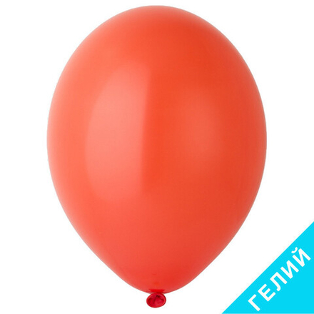 Воздушный шар, цвет 455 - коралл, пастель, с гелием