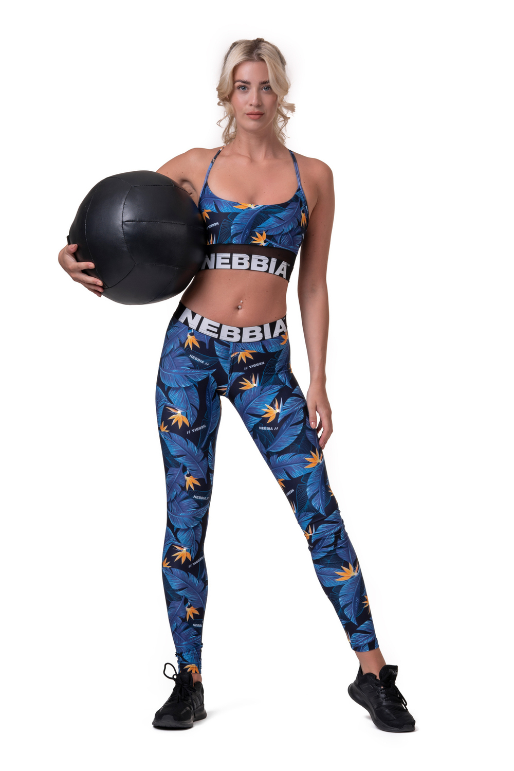 Топ EARTH POWERED SPORTS BRA 565 OCEAN BLUE