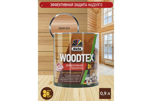 Пропитка декоративная для защиты древесины алкидная Dufa Woodtex орегон