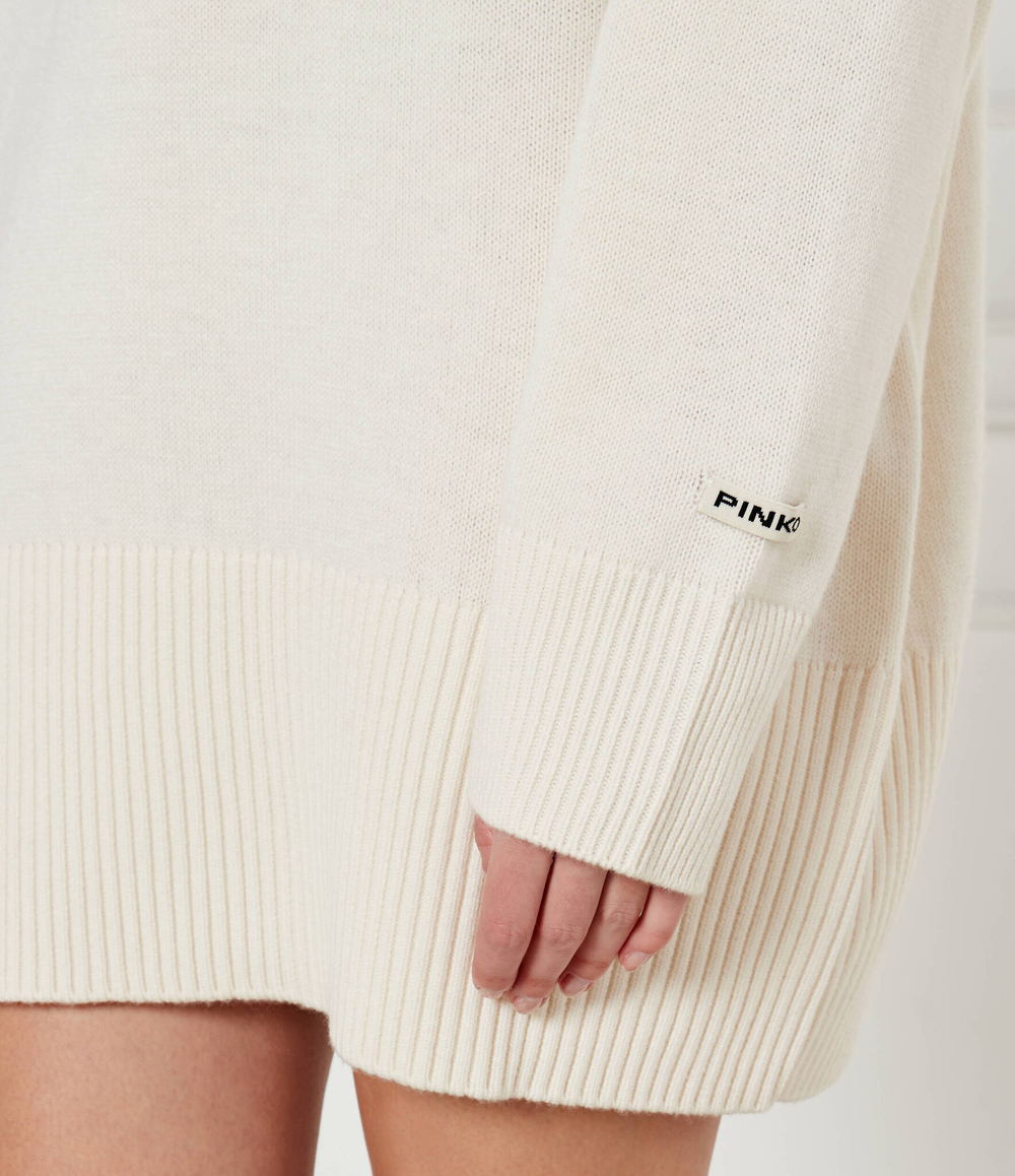 Хлопковое платье Pinko - экрю(104312 A26I)