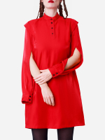 Платье "Горицвет". Красное