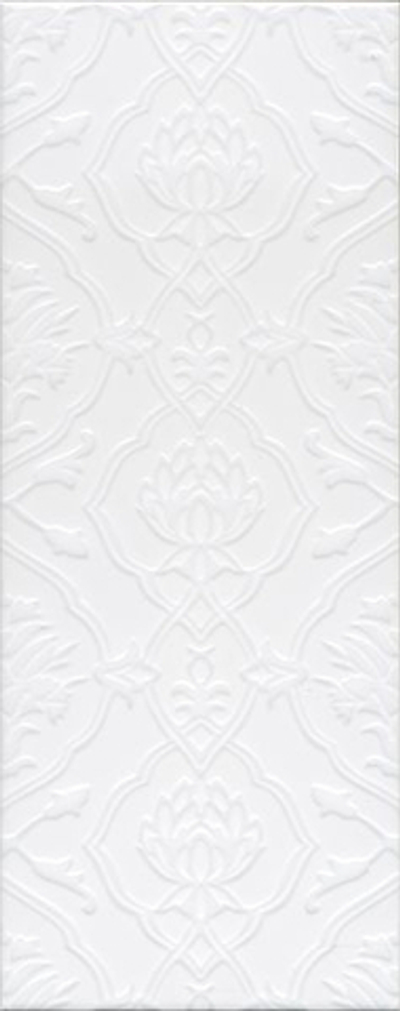 Настенная плитка Альвао структура белый матовый (7229)