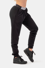 Брюки ICONIC MID-WAIST SWEATPANTS 408 Черные