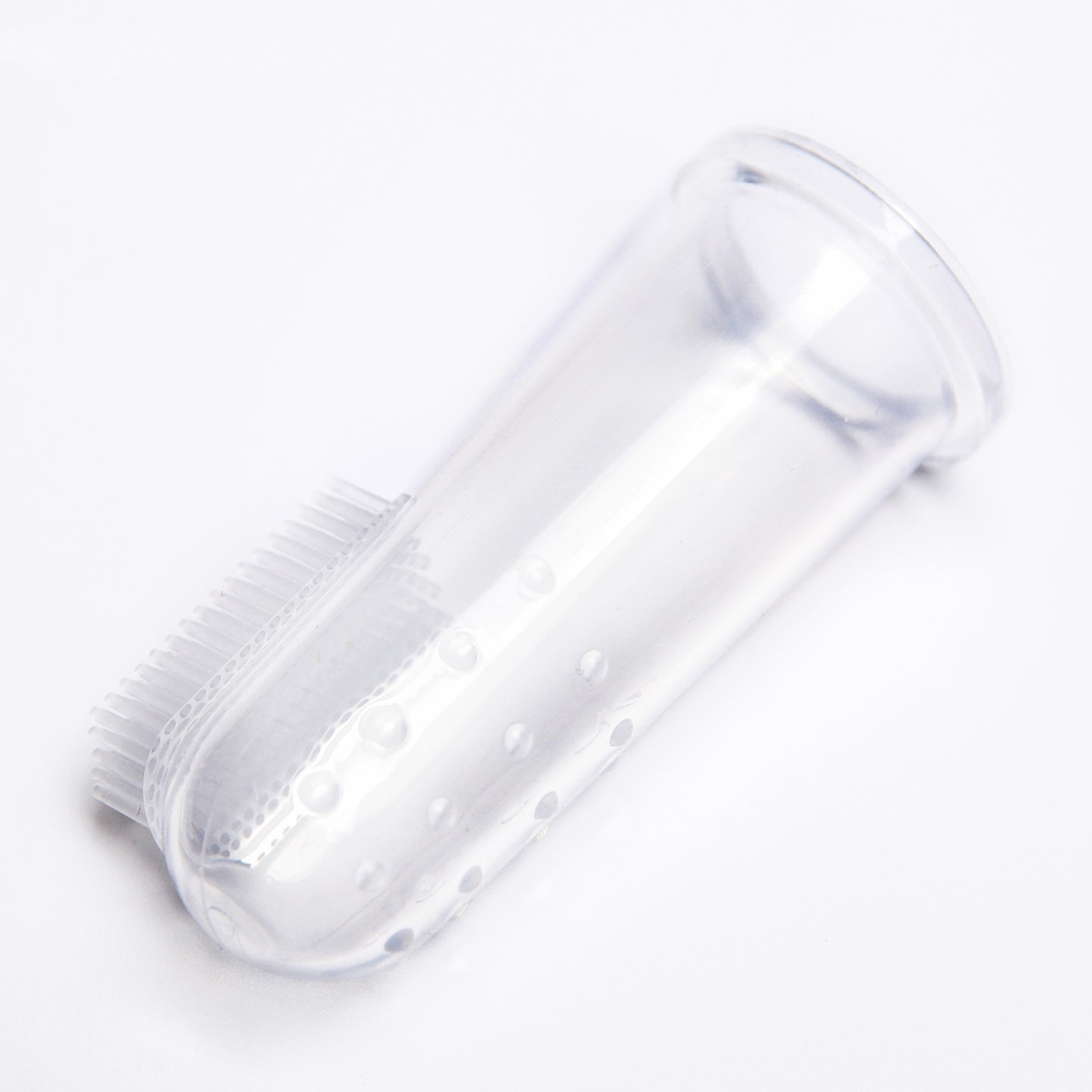 553331 Зубная щётка детская, силиконовая, на палец, от 3 мес.