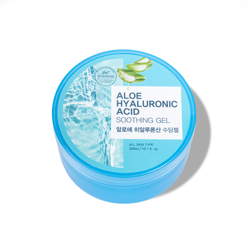 SEOHWABI Успокаивающий гель с алоэ и гиалуроновой кислотой / ALOE HYALURONIC ACID SOOTHING GEL, 300 мл