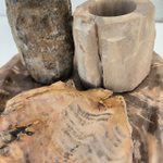 Набор из окаменелого дерева 4 предм Fossil Set NF-63074 поднос 29см*36см