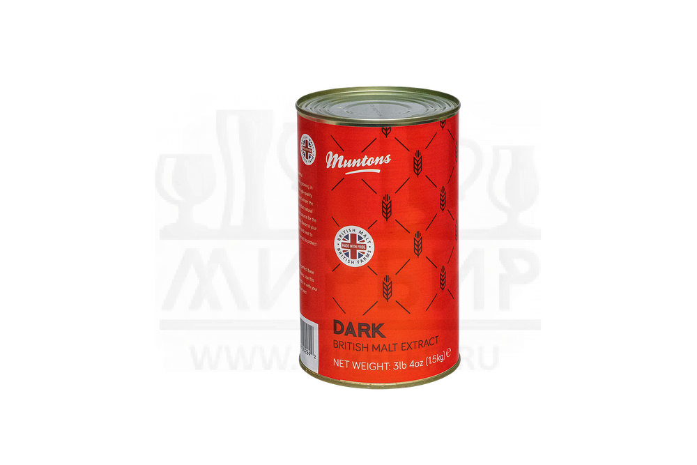 Жидкий неохмеленный солодовый экстракт Muntons "Dark", 1,5 кг