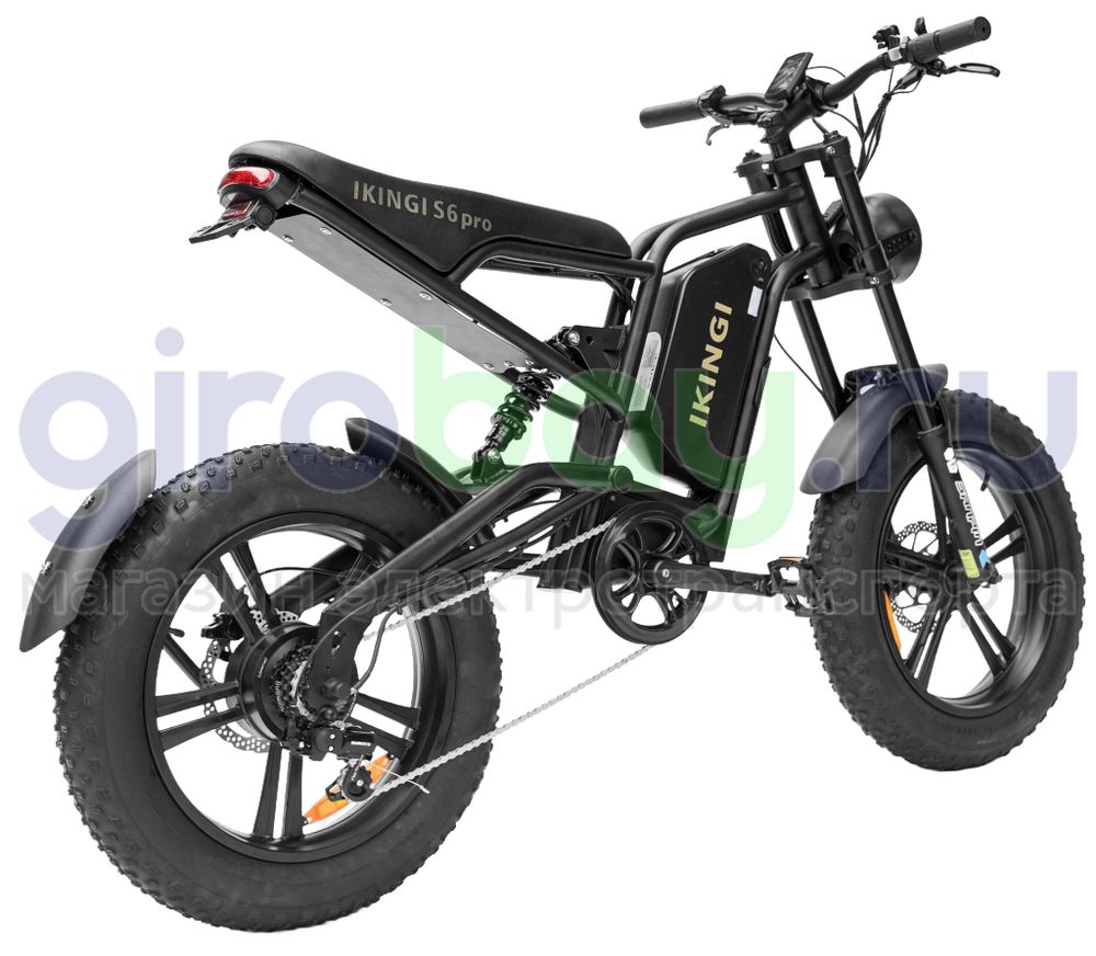 Электровелосипед IKINGI S6 PRO (60V/23Ah) - Черный Электровелосипед IKINGI S6 PRO (60V/23Ah) - Черный фото №8