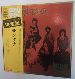 Винтажная виниловая пластинка Сборник Santana Gold Disc (Japan 1974)