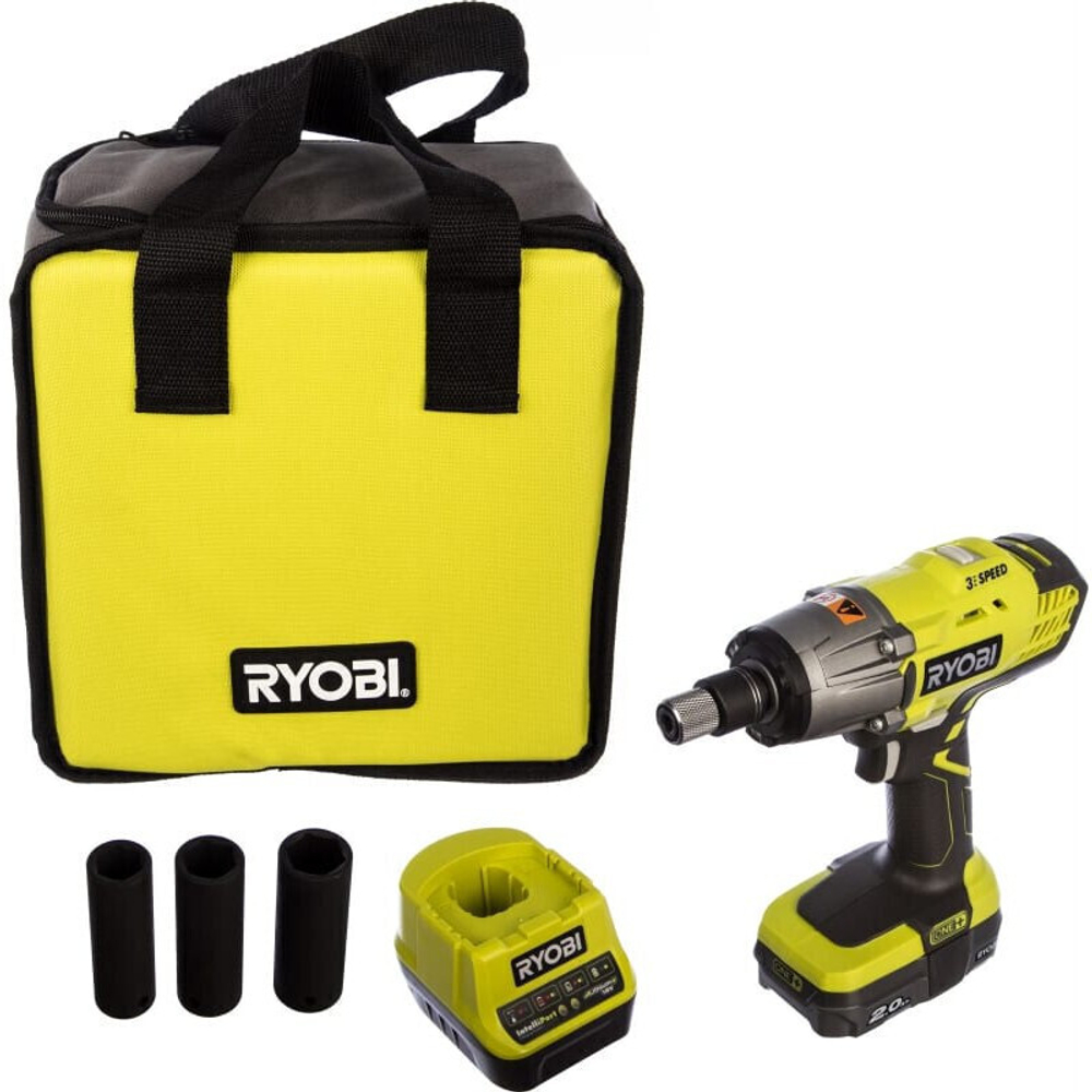 Гайковерт аккумуляторный ударный Ryobi One+ R18IW3-120S 5133003574