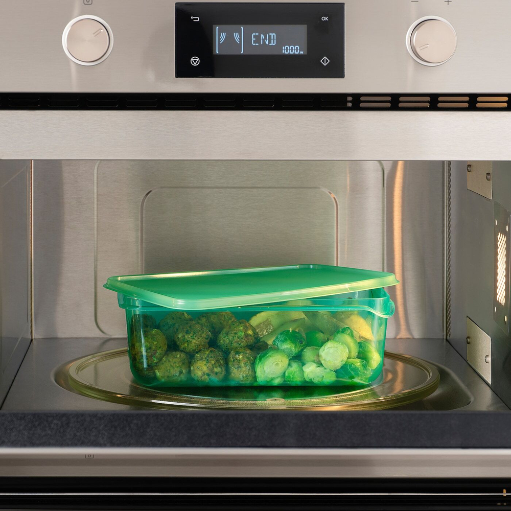 IKEA PRUTA  (ИКЕА ПРУТА)  -  Контейнер для продуктов с крышкой, 17 штук, зеленый