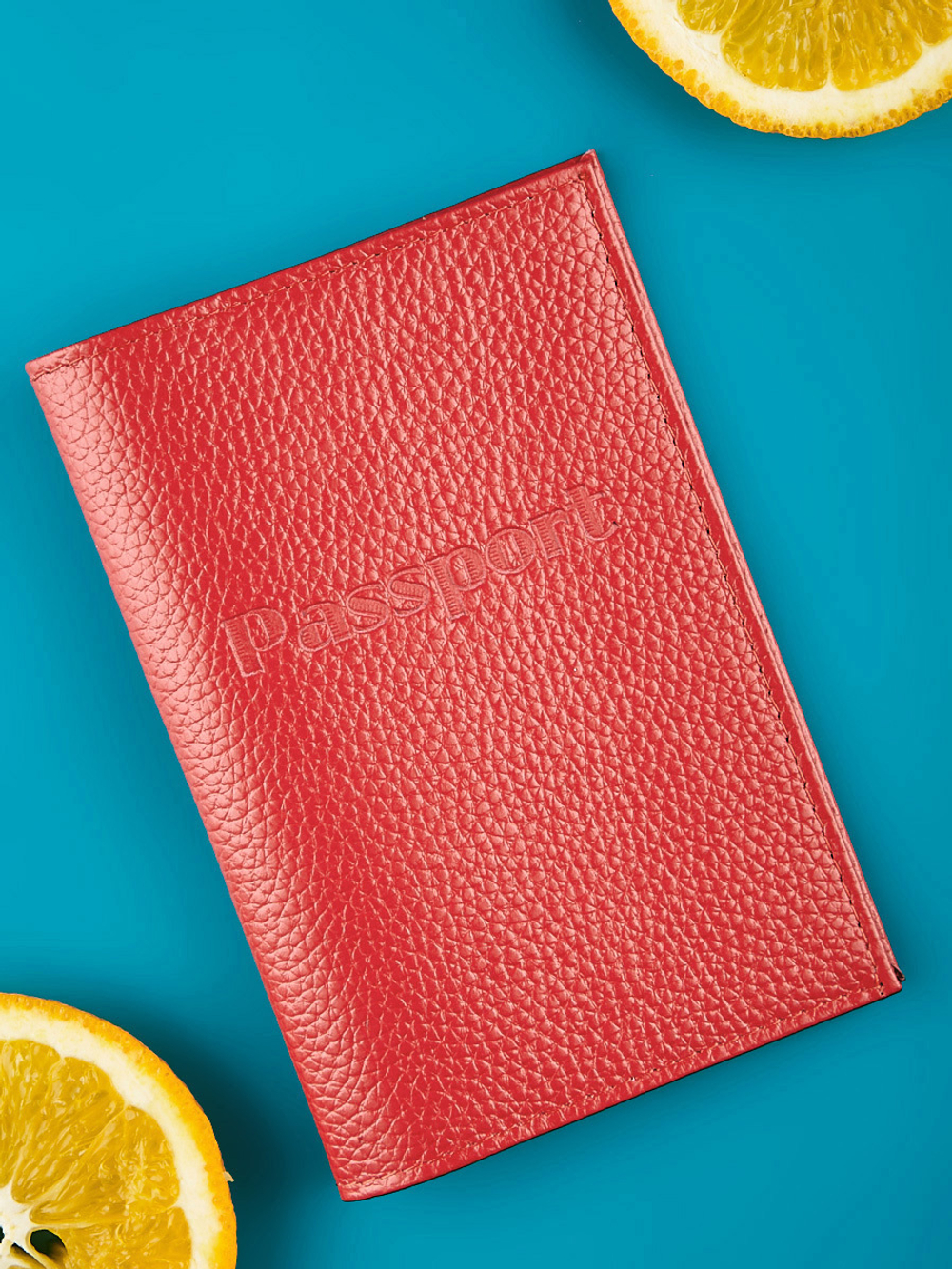 Обложка на паспорт кожаная