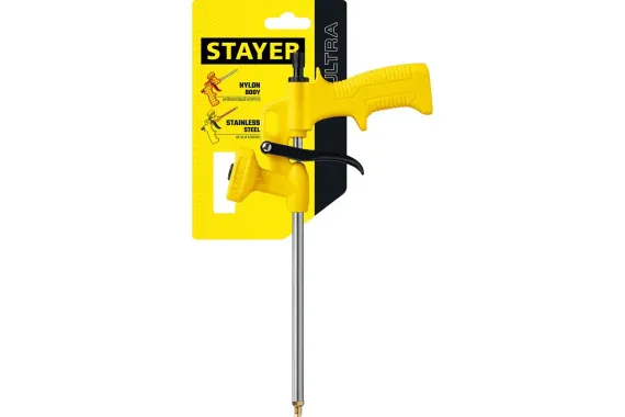 Пистолет для монтажной пены STAYER пластик 13622