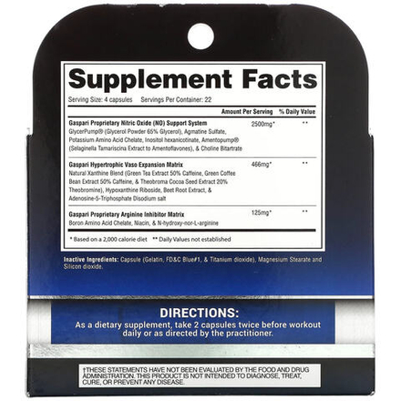 Gaspari Nutrition, PlasmaJet, 90 капсул