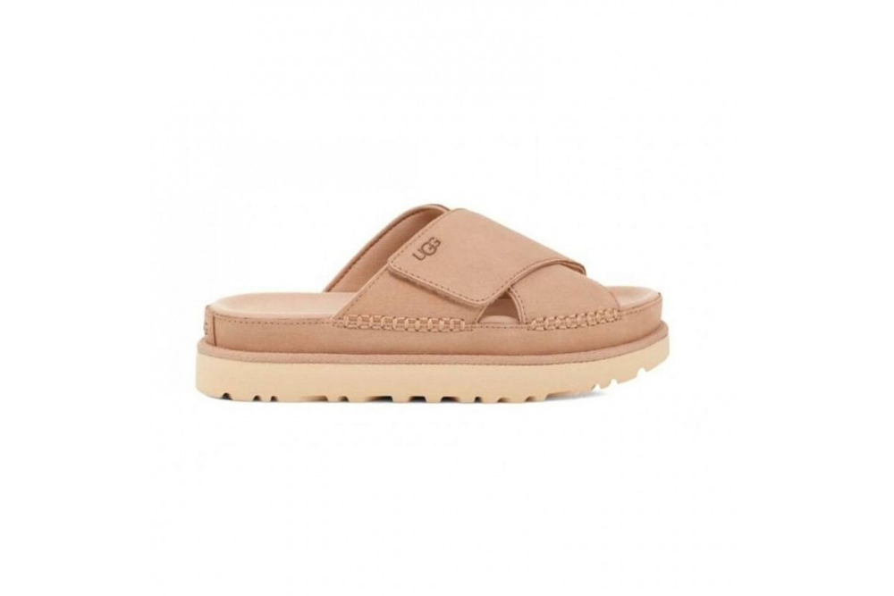 UGG Goldenstar Cross Slide - Driftwood