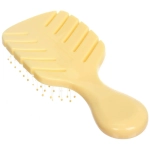 Расческа массажная продувная «ЛОТОС», цвет желтый, 6,3*14см (пластиковая коробка)