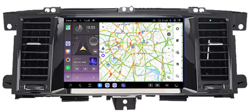 Магнитола для Nissan Patrol Y62, Infiniti QX56/QX80 2010-2019 (поддержка Bose, 360 и мониторов, рамка 9") - Kuberg EW-9222 QLed+2K, Android 13, Быстрейшая, CarPlay, 4G SIM-слот