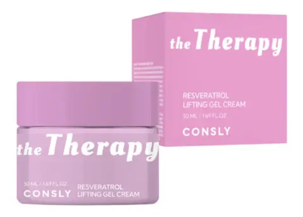 Крем-гель для лица с ресвератролом CONSLY The Therapy Resveratrol Lifting Gel Cream 50 мл