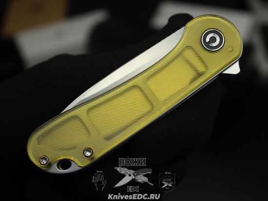 Нож складной CIVIVI Elementum C907A-4 сталь клинка D2, рукоять Ultem