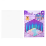 Наклейки для творчества - антистресс набор, 135*195 мм, "MIX CAPYBARA", MINI, 5D стикеры, 4 комнаты, 4 листа с наклейками, 24 шт/уп, шоу-бокс