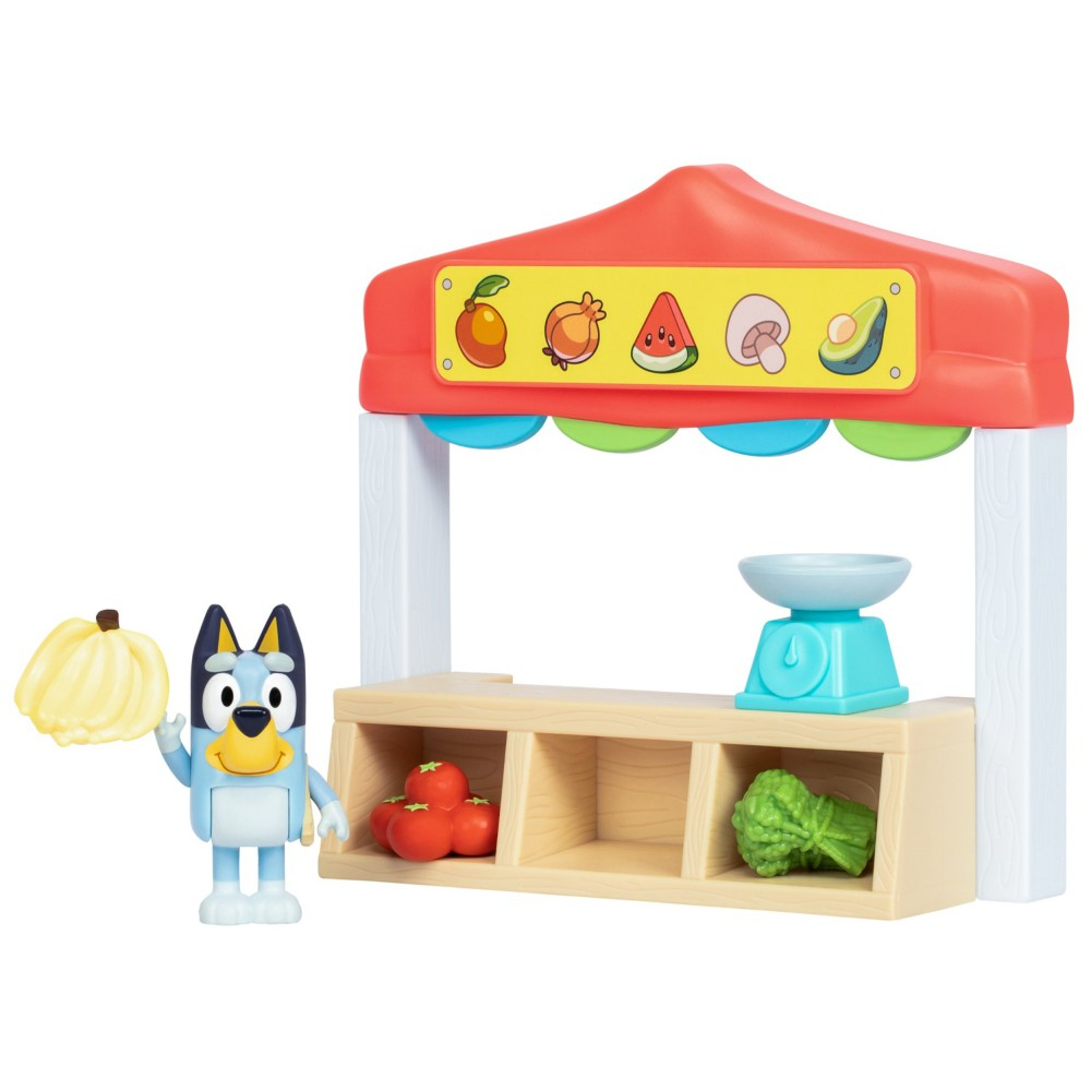 Bluey Blue - Магазин продуктовый Набор с фигуркой собачки и аксессуарами BLU17555