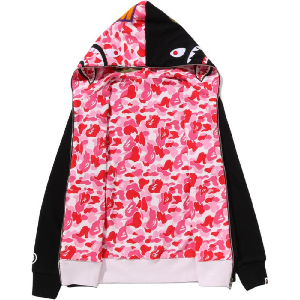 A Bathing Ape Bathing Ape Sweatshirts Moderate No Fleece Lined Zip Closure 0zxswmx08151p черный розовый