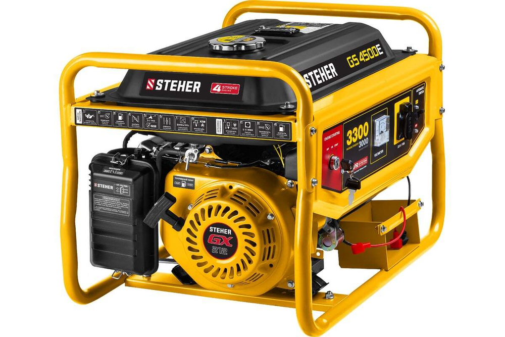 Бензиновый генератор с электростартером STEHER 3300 GS-4500Е