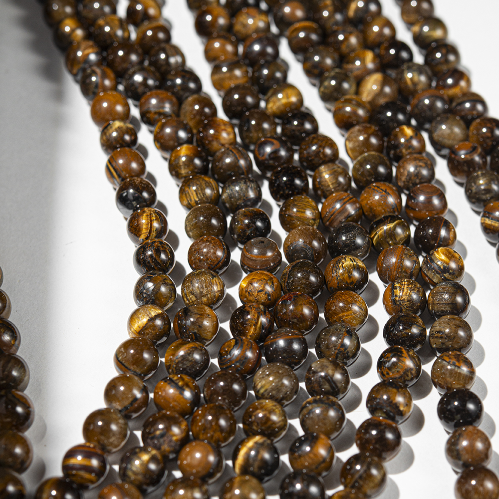 Тигровый глаз натуральный эконом, 8,3мм, шар