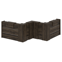 Onix Ресепшн O.R-K-35 Дуб Мали 3139*3139*1187