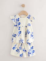 Пижама для девочки Next AC0-799, 3 шт., Молочный, Синий