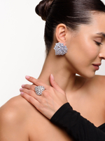 Серьги "Giant Glitter Hearts"