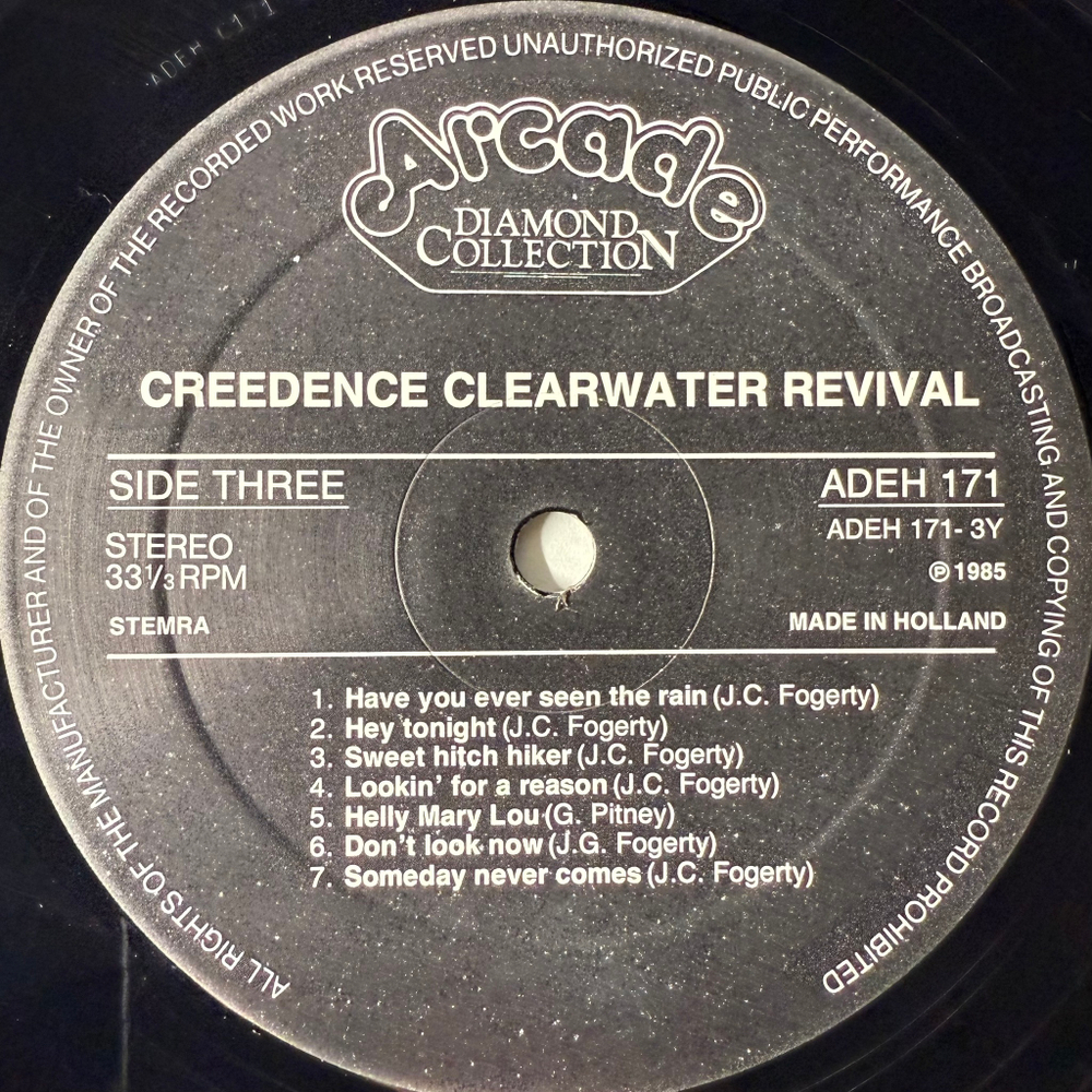 Creedence Clearwater Revival - The Complete Hit-Album 2LP (Голландия 1985г.)