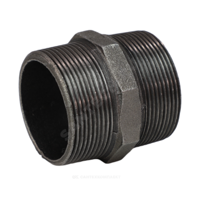 Ниппель прямой чугун Ду 65 (2 1/2") НР Fittex PLUS