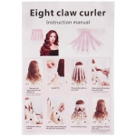 Мягкие атласные бигуди на ленте «KUDRI», цвет розовый, 53-63 на 30см