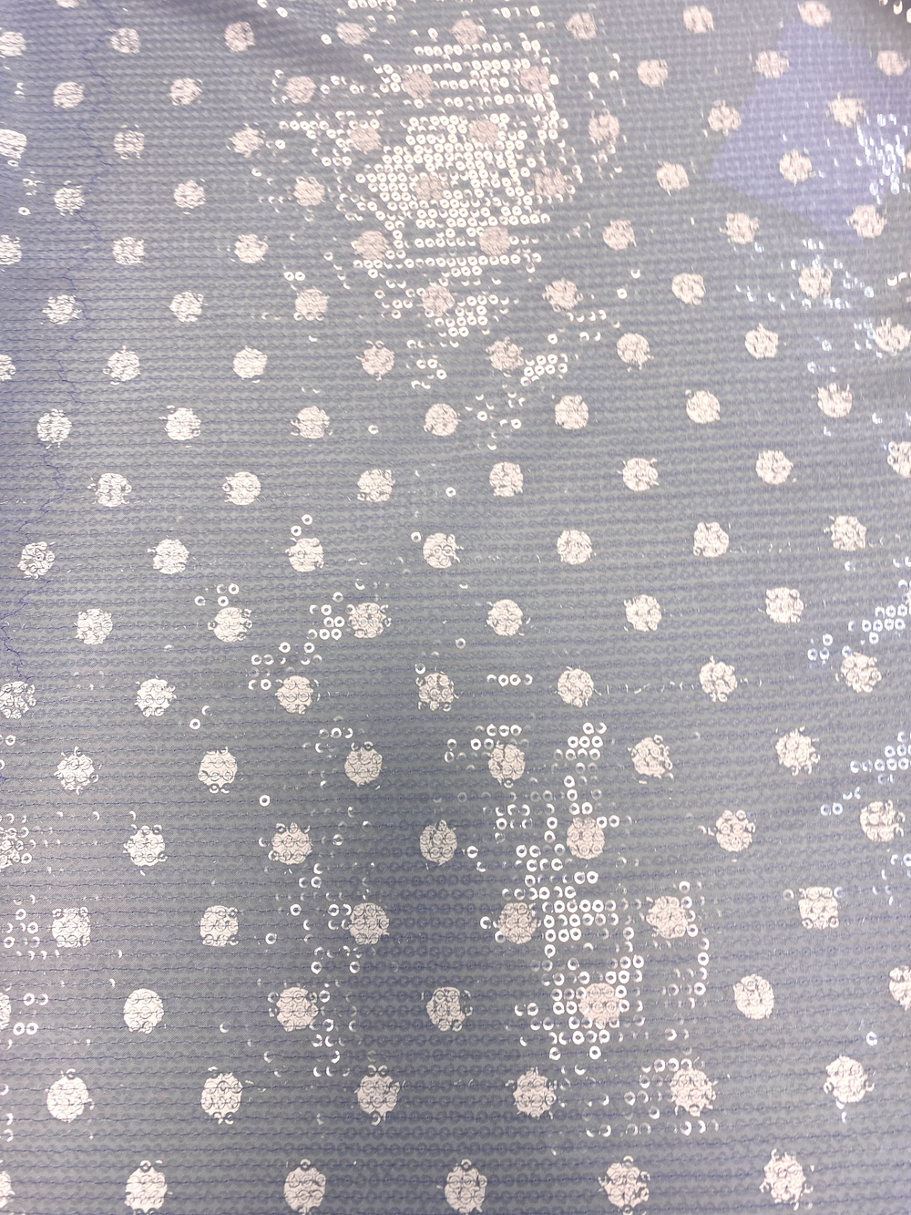 Ткань хлопок 50% шелк 30% вискоза 20% с пайетками (Италия) ш-145см 0,75см