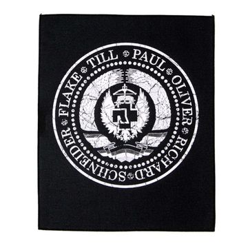 Нашивка спиновая Rammstein (*Till*Richard*Paul*Oliver*Flake*Schneider*)