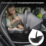 Детская коляска 3 в 1 Britax Roemer Smile 5Z Style и автокресло Baby-Safe Core Midnight Grey Carbon Black