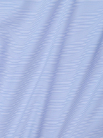 Сорочка мужская VESTER короткий рукав, тонкая синяя полоска, бамбуковое волокно 72915 05