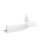 Гибкий напольный плинтус Orac Decor SX155F Duropolymer®