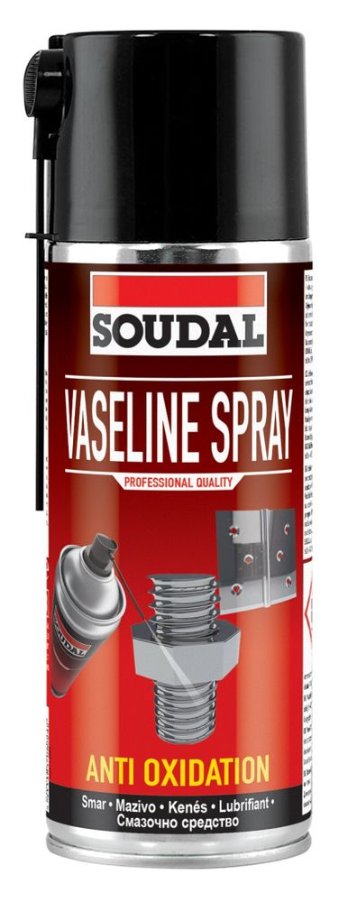 Смазка аэроз. на основе вазелин.масла Soudal VASELINE SPRAY  400мл  134153 * НОВИНКА