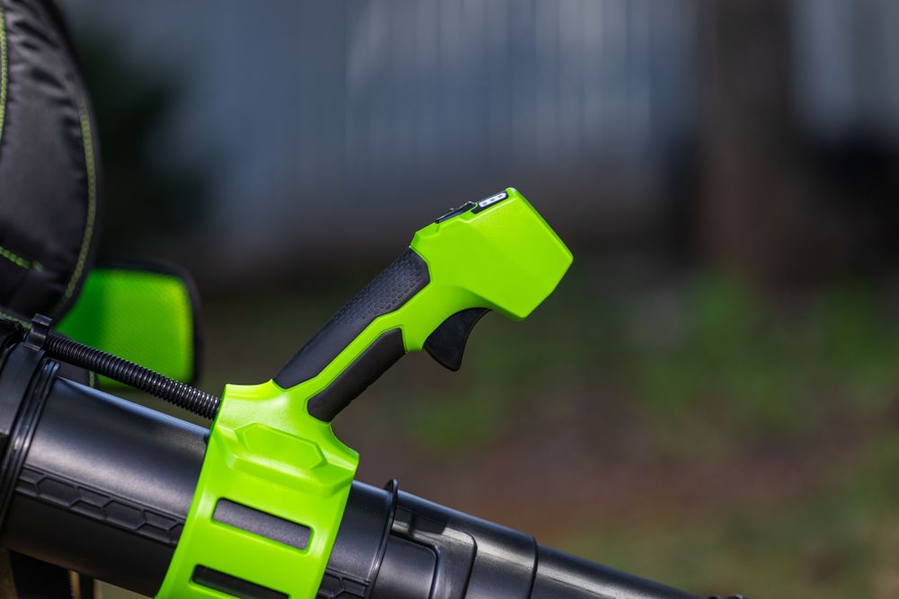 Ранцевая воздуходувка аккумуляторная Greenworks Арт. 2408107UGB, 40V, бесщеточный, АКБ 5Ач и быстрое ЗУ