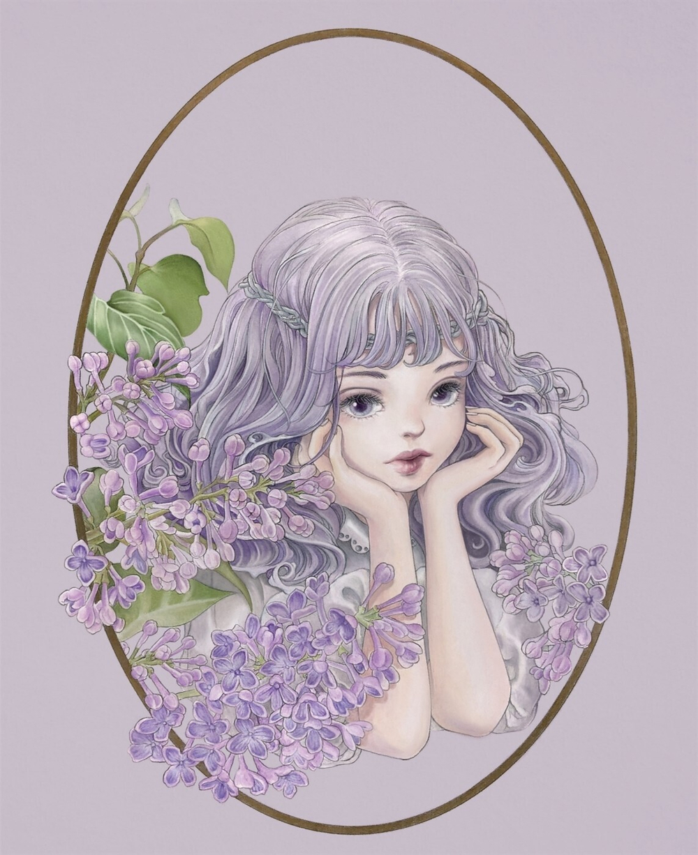 Guardian fairy of a strange garden. Coloring Book