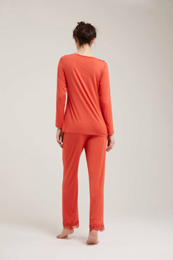 Пижама Vivis Thiana paprica оранжевая