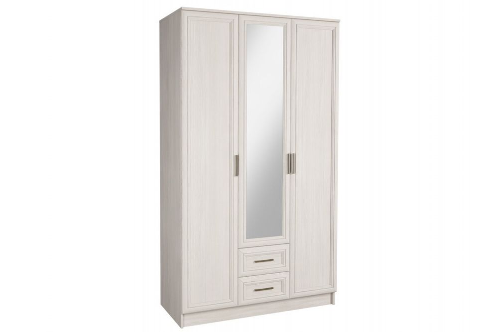 ПРИНЦЕССА Шкаф з-х ств. Анкор белый
