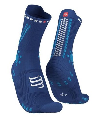Теннисные носки Compressport Pro Racing Socks v4.0 бегs 1P - небесный
