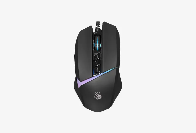 Мышь проводная A4Tech Bloody W60 Max  черный